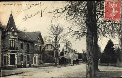 Ak Dourdan Essonne, Avenue Garnot