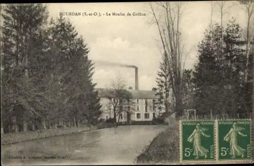 Ak Dourdan Essonne, Le Moulin de Grillon