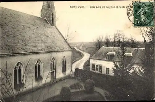 Ak Saint Ouen Loir et Cher, Eglise