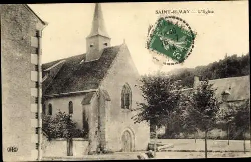 Ak Saint Rimay Loir et Cher, Eglise