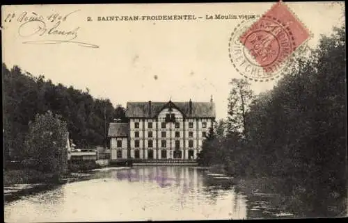 Ak Saint Jean Froidmentel Loir et Cher, Moulin Vieux