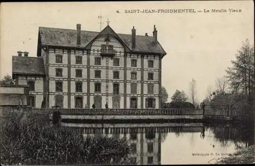 Ak Saint Jean Froidmentel Loir et Cher, Moulin Vieux