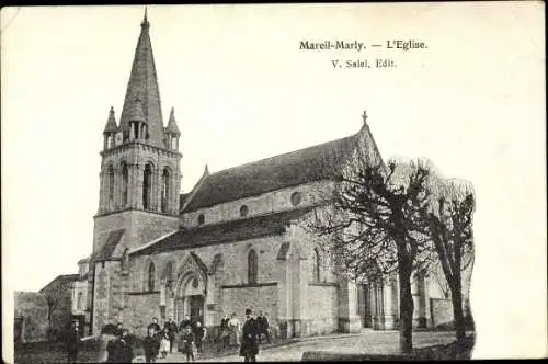 Ak Mareil-Marly Yvelines, L'Eglise