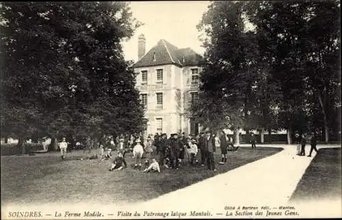 Ak Soindres Yvelines, La Ferme Modele