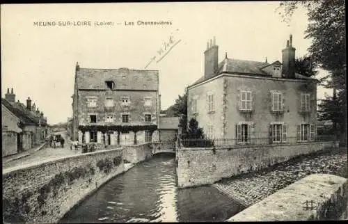 Ak Meung sur Loire Loiret, Les Chennevieres