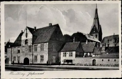 Ak Flensburg in Schleswig Holstein, Hafenamt