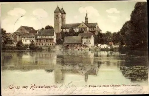 Ak Bad Klosterlausnitz in Thüringen, Kirche, Wohnhäuser