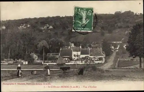 Ak Saint Cyr sur Morin Seine et Marne, Vue d'Archet