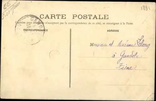 Ak Vaucourtois Seine et Marne, La Rue et l'Eglise
