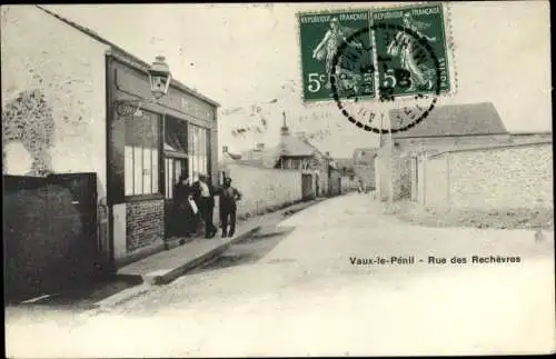 Ak Vaux-le-Pénil Seine et Marne, Rue des Rechevres