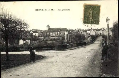 Ak Rebais Seine et Marne, Vue generale