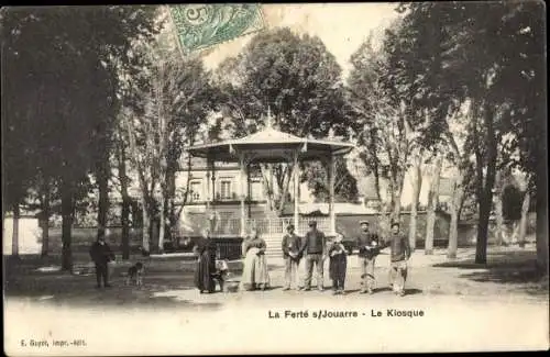Ak La Ferté-sous-Jouarre Seine-et-Marne, Le Kiosque