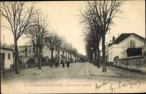 Ak La Ferté-sous-Jouarre Seine-et-Marne, Boulevard Turenne