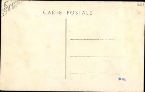 Ak Saint Lin Deux Sèvres, Entree du bourg