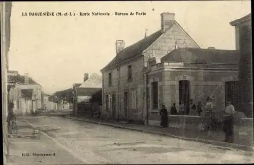 Ak La Daguenière Maine et Loire, Route Nationale, Bureau de Poste