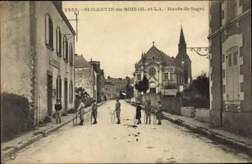 St Martin du Bois Maine et Loire, Route de Segré