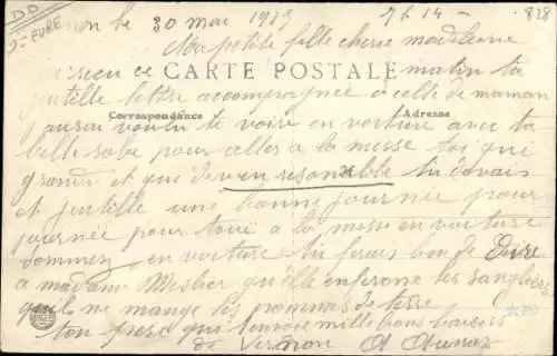 Ak Vernonnet Eure, Gare et Église