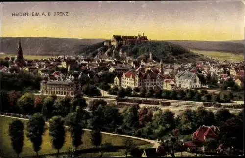 Ak Heidenheim an der Brenz, Panorama