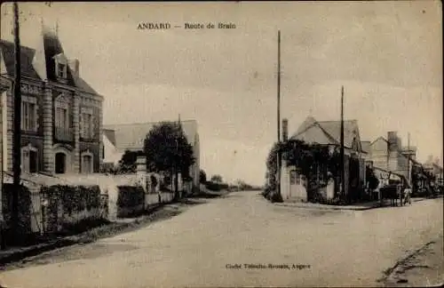 Ak Andard Maine-et-Loire, Route de Brain