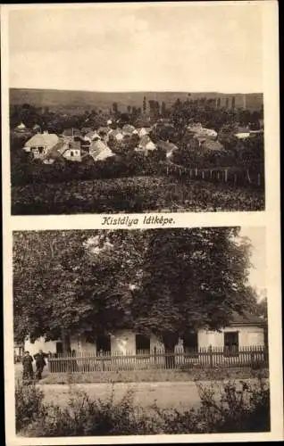 Ak Ungarn, Kistalya latkepe, Panorama, Wohnhaus