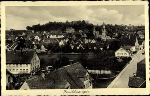 Ak Feuchtwangen in Mittelfranken, Blick auf den Ort