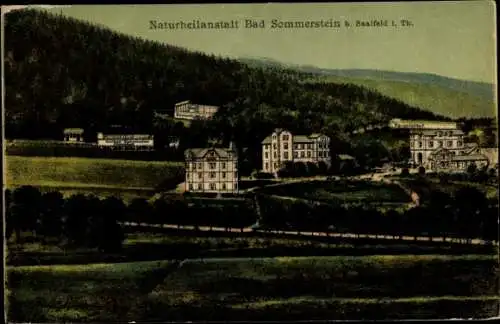 Ak Saalfeld an der Saale Thüringen, Naturheilanstalt Bad Sommerstein