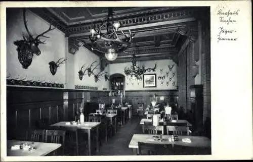 Ak Berlin Mitte, Bierhaus Siechen, Jägerzimmer, Behrenstraße 24