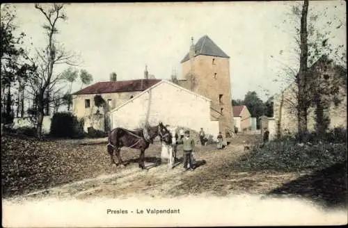 Ak Presles Val d'Oise, Le Valpendant