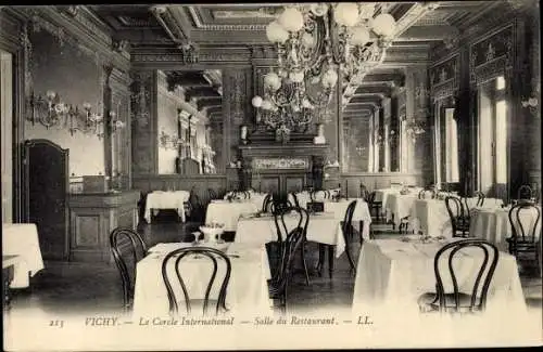 Ak Vichy Allier, Cercle International, Salle du Restaurant