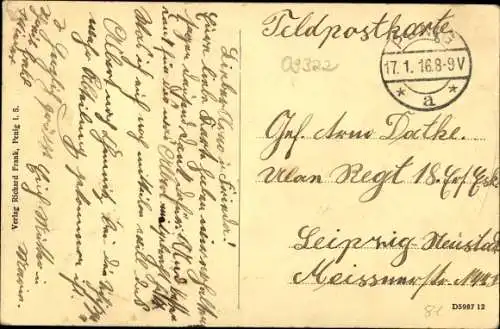 Ak Penig in Sachsen, Blick von der Köbe