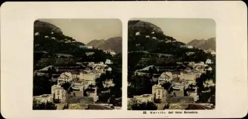 Stereo Foto Ravello Campania Italien, Blick vom Hotel Belvedere aus