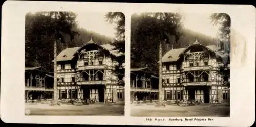 Stereo Foto Ilsenburg im Harz, Hotel Prinzess Ilse