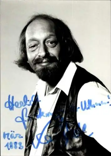 Ak Schauspieler Karl Dall, Portrait, Autogramm, Sänger