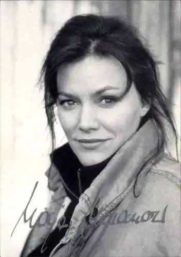 Ak Schauspielerin Maja Maranow, Portrait, Autogramm