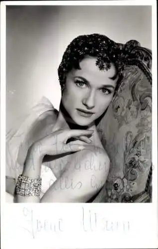 Ak Schauspielerin Irene Mann, Portrait, Autogramm