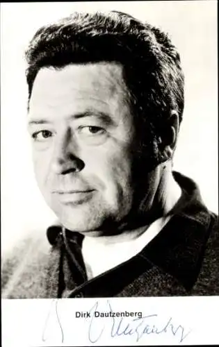 Ak Schauspieler Dirk Deutzenberg, Portrait, Autogramm