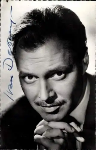 Foto Ak Schauspieler Ivan Desny, Portrait, Autogramm