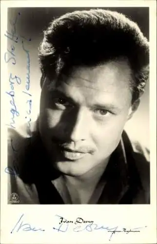 Foto Ak Schauspieler Ivan Desny, Portrait, Autogramm