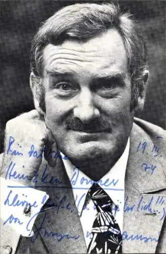 Ak Schauspieler Jürgen von Mann, Portrait, Autogramm