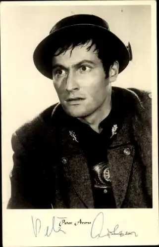 Foto Ak Schauspieler Peter Arens, Portrait, Autogramm