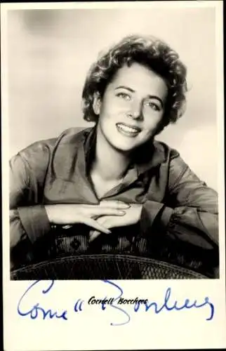 Ak Schauspielerin Cornell Borchers, Portrait, Autogramm