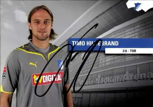 Autogrammkarte Fußball, Timo Hildebrand, TSG 1899 Hoffenheim, Autogramm