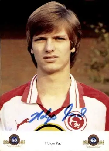 Ak Fußball, Holger Fach, Fortuna Düsseldorf, Autogramm