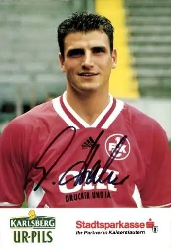 Autogrammkarte Fußball, Marco Haber, 1. FC Köln, Autogramm