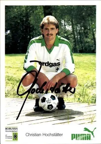 Ak Fußball, Christian Hochstätter, Borussia Mönchengladbach, Autogramm