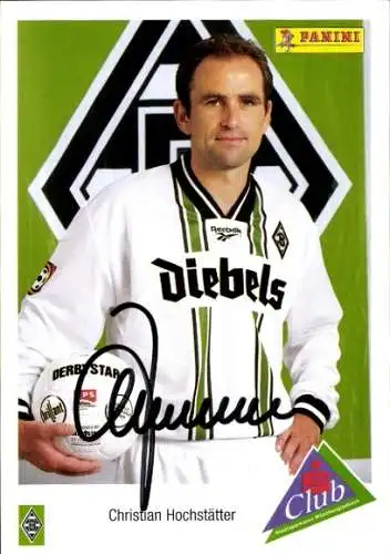 Autogrammkarte Fußball, Christian Hochstätter, Borussia Mönchengladbach, Autogramm