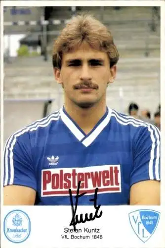 Ak Fußball, Stefan Kuntz, VfL Bochum, Autogramm