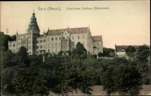 Ak Gera in Thüringen, Schloss Osterstein