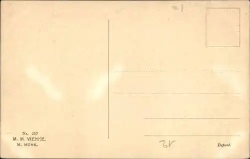 Ak Vier Junge Frauen am Wasser, Brücke, Fluss, Birken