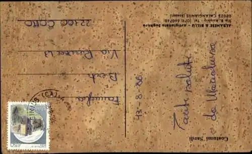 Ak Sardinien, Mann in Tracht